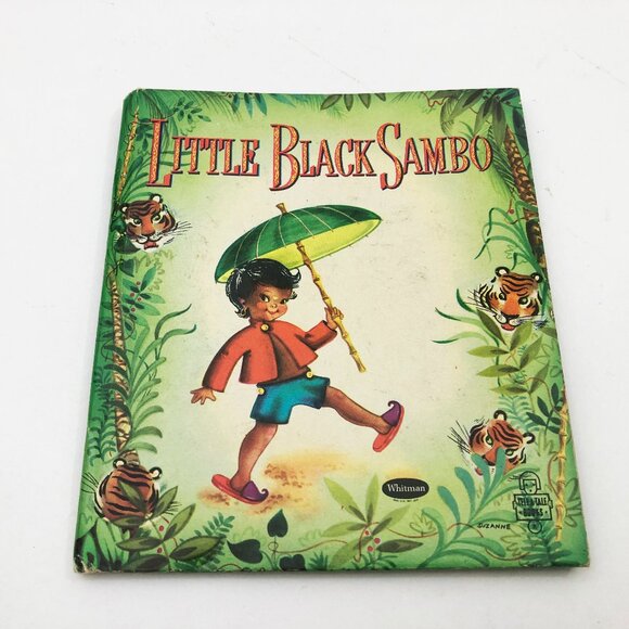 Little Black Sambo Vintage Children's Whitman 1950 Tell-A-Tale Book Hardback - Picture 1 of 6